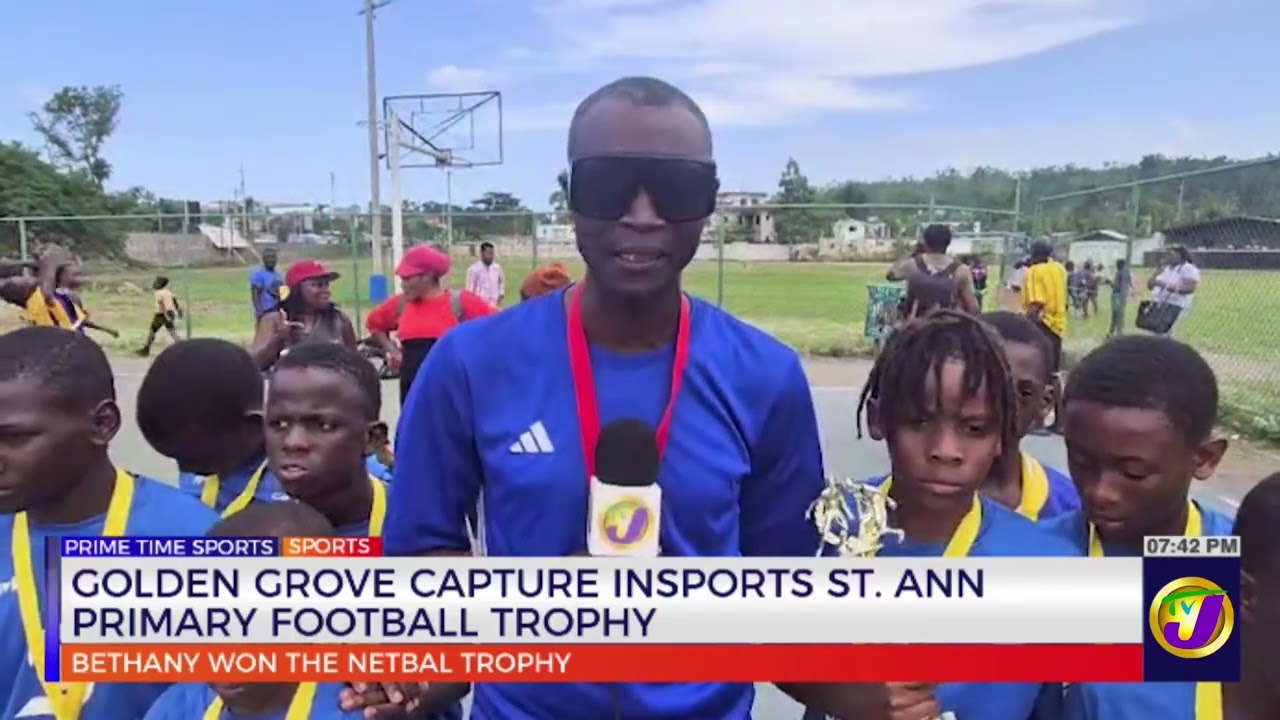 Golden Grove Capture Insports St. Ann Primary Football Trophy | TVJ Sports