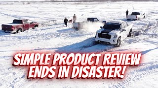 Traction Board Disaster: Stranded in Snowy Nightmare