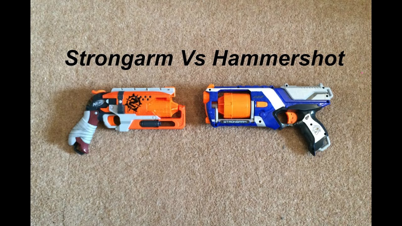 nerf hammershot blaster