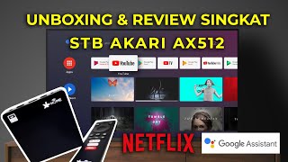 Android TV Box Akari Ax512 4k - Unboxing & Review Singkat