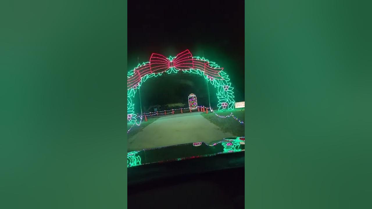 Christmas light drive thru YouTube