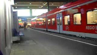 Abfahrt Eines Fugger Expresses Richtung Augsburg Wieder Auf Gleis 16