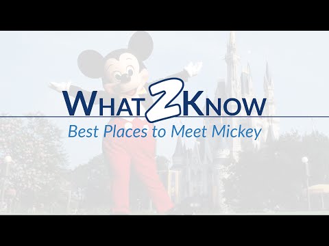 The Best Places To Meet Mickey Mouse In Walt Disney World