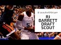 Rj barrett draft scouting report