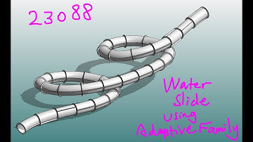 23088 - Water Slide Using Revit Adaptive Family