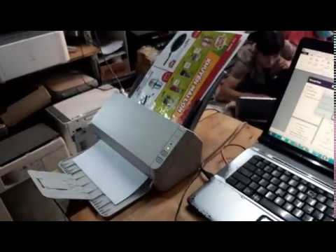 Scan thử máy scan Fujitsu Sp-1125 cũ