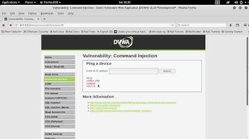 DVWA Command Injection On High Security