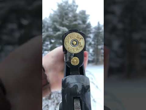 Tikka M07 Combination gun chambered in 222 blows up an Orange
