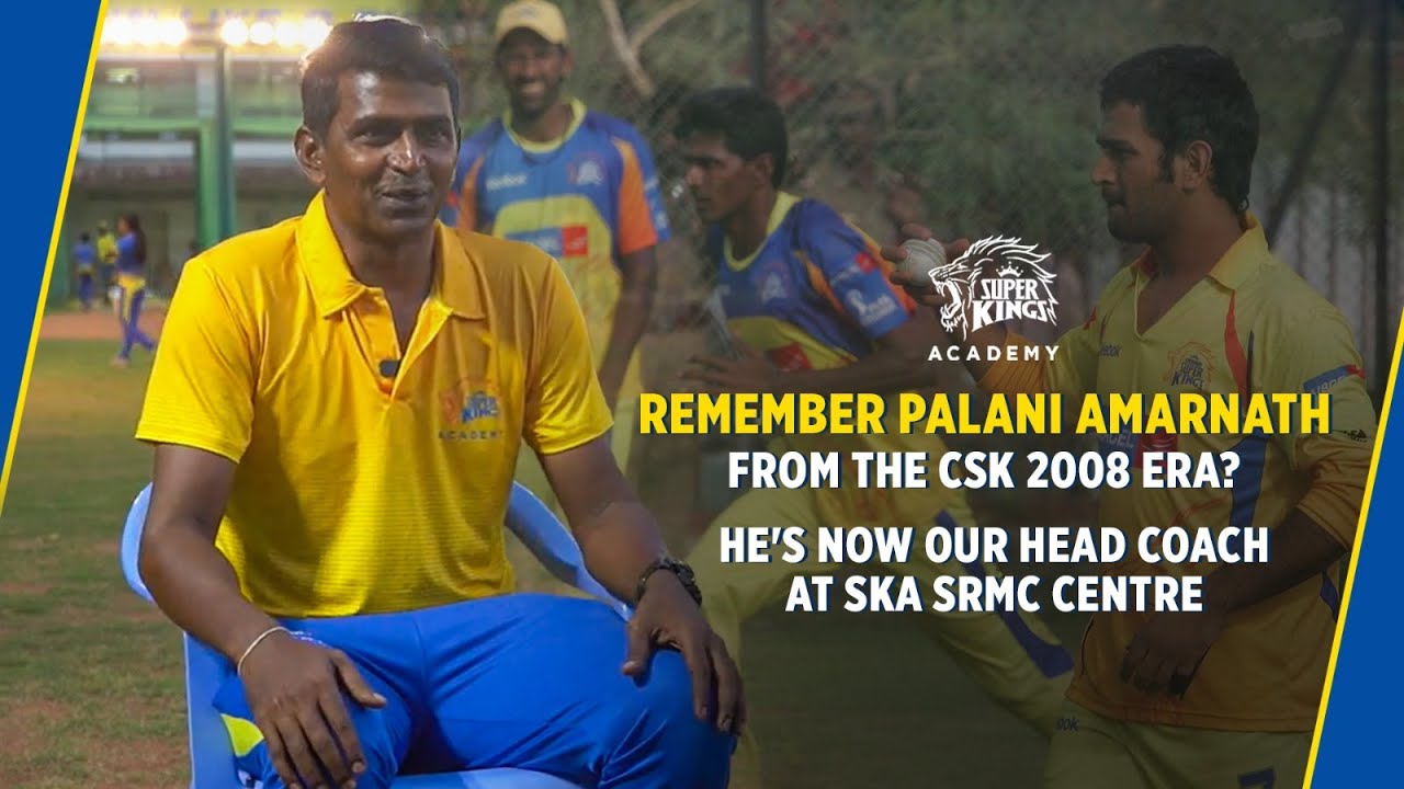 Remember Palani Amarnath CSK 2008 era? 💛 Now our Head coach! #SuperKingsAcademy #TrainLikeASuperKing