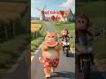 monkey teasing cat and cat take revenge from monkey ##by @azeemjutt8247