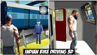 Train Drive And Open Door In Indian Bike Driving 3D Game