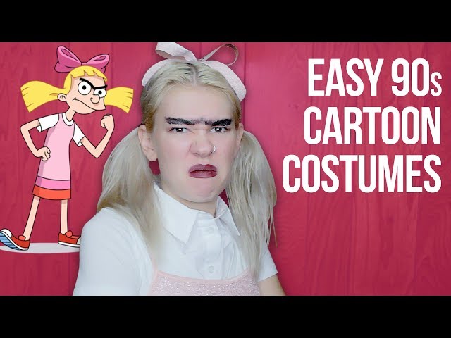90s cartoon fancy dress 8 Funny Cartoon Costumes That Will Make You a Party Legend // Good Hair Day  | HISSYFIT