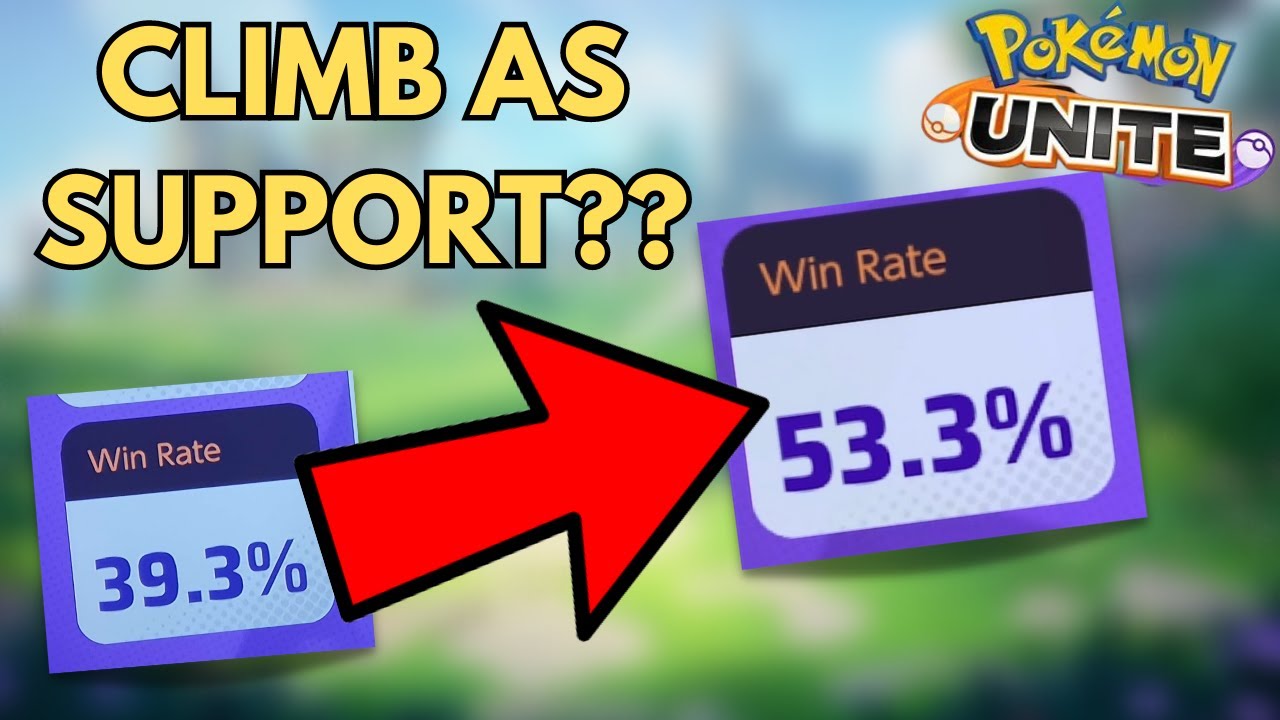 Pokemon Unite - How to Climb Playing Support in Solo Queue!