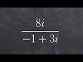 Dividing complex numbers by multiplying by the conjugate ...