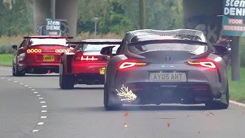 Modified Cars Leaving Car Show - 100% Auto Live 2025