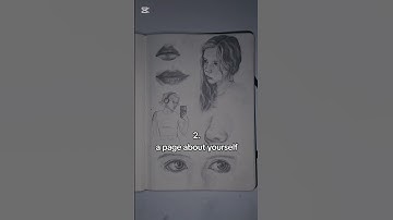 sketchbook ideas! should I make a part 2? #sketchbook #arttutorial #sketchbookart #art #ideas