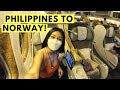 TRAVELING ALONE to NORWAY! 🇳🇴 | my journey from Manila to Oslo