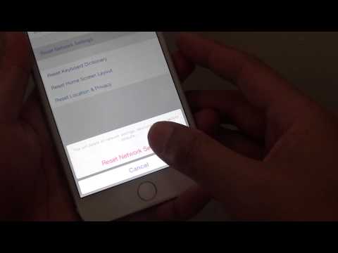 iPhone 6 Plus: How to Reset Network Settings