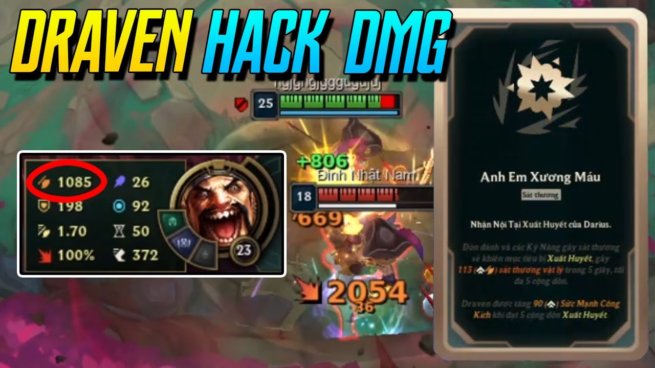 Nâng cấp ĐỘC NHẤT này khiến DRAVEN của tôi VÔ ĐỊCH! Võ đài 2024 (LMHT)