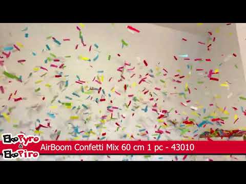Video: Konfeti AirBoom Mix 60 cm 1 kom