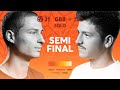 Footboxg  vs river   grand beatbox battle 2021 world league  semi final