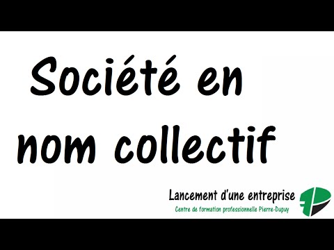 Société en nom collectif