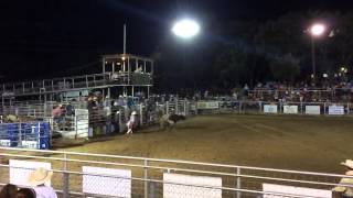 Flipped out of the chute