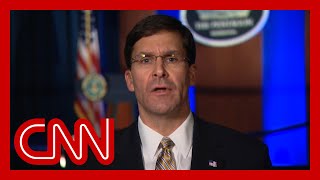 Amanpour presses defense secretary: Are you ready to refuse Trump's order?