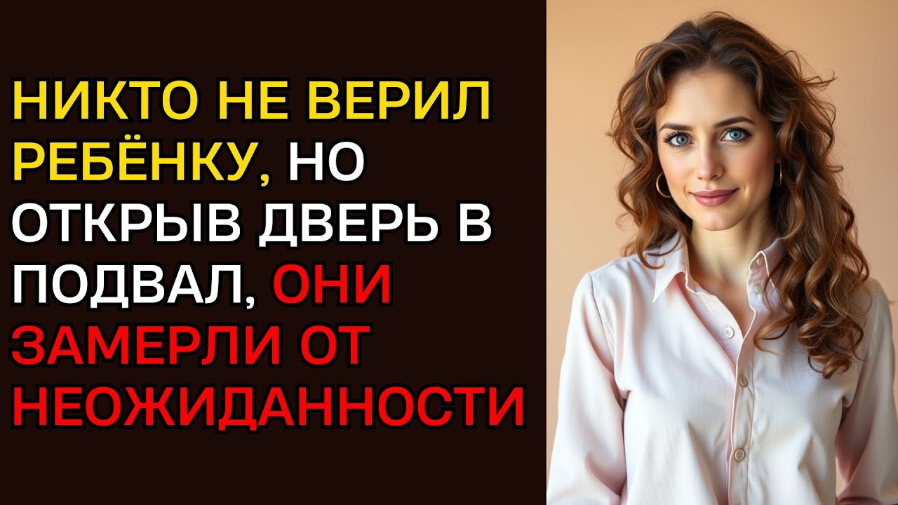 Никто не верил Маше, но открыв дверь в подвал, они замерли от неожиданности.