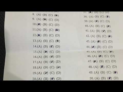 Electronic marking of multiple choice scripts using open source software