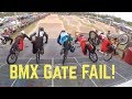 Elite Men BMX Gate FAIL! Everyone Crashes!