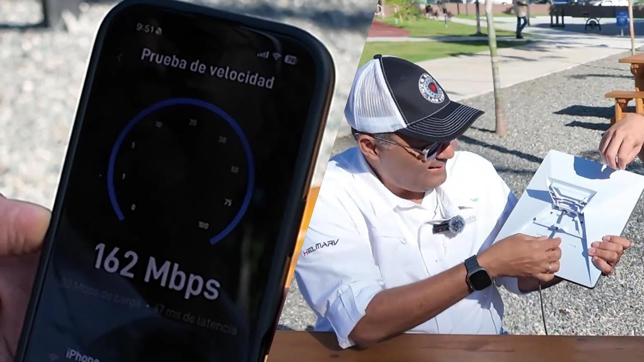 Starlink Mini ya en RD prueba al internet de alta velocidad - YouTube