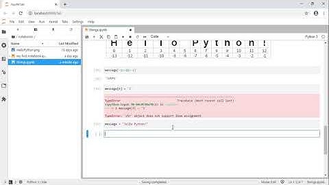 3.2 Python Data types Strings