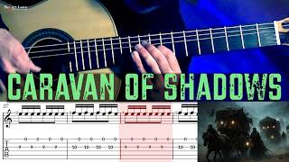 Caravan of Shadows (Desert Piece No. 1) - Sheet Music/TAB - Robert Lunn
