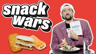 Kevin Smith Eats British And American Vegan Snacks | Snack Wars | @LADbible