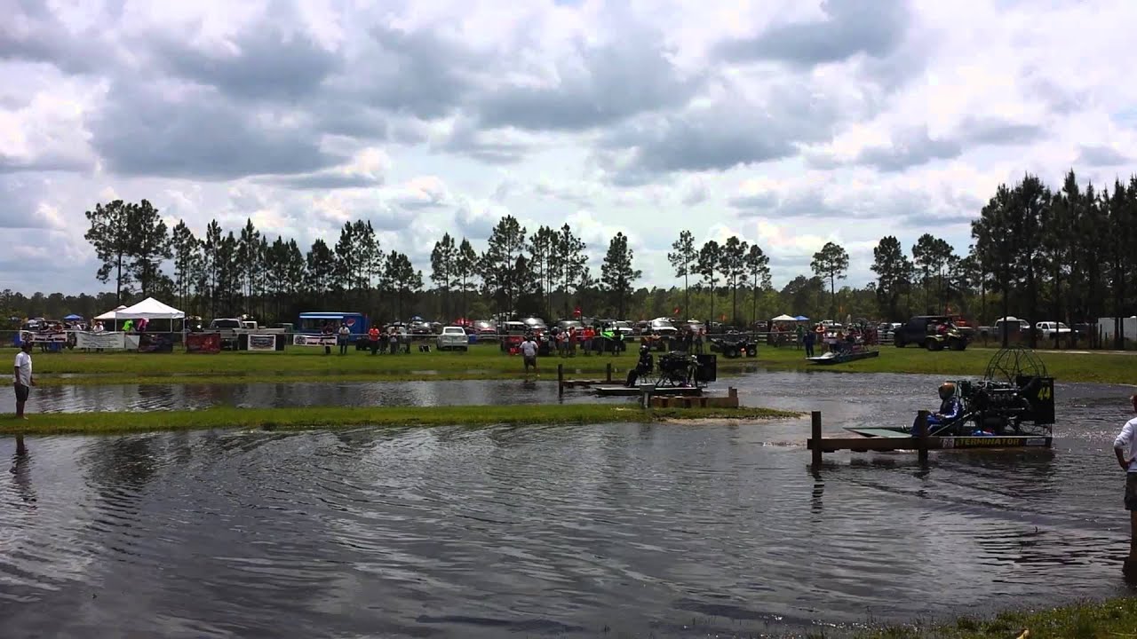 Airboat Drag Racing Hog Waller YouTube