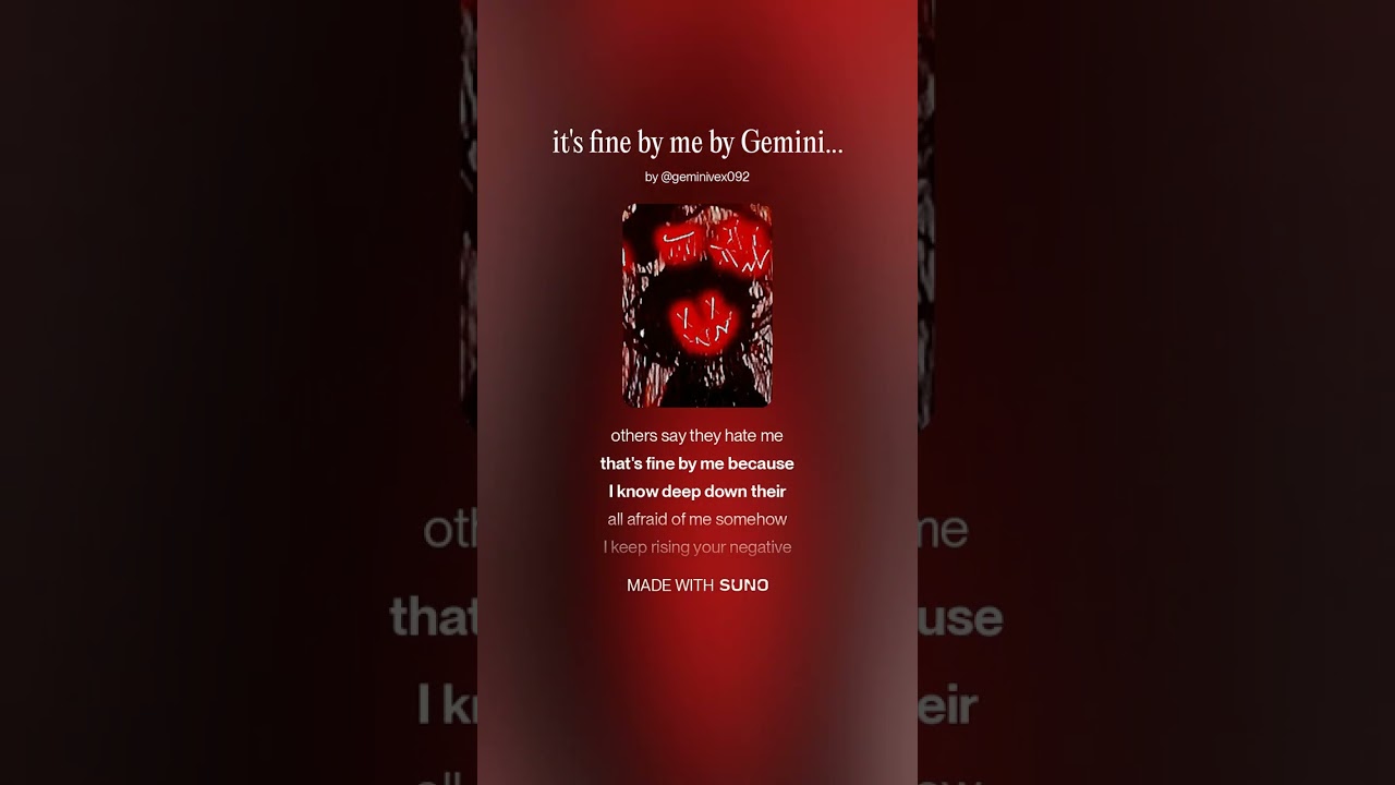 February 2, 2026 it's fine by me by Gemini Vex 092