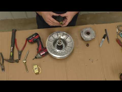 How to change the helix and spring in 2016 and newer Polaris RZR Secondary Clutch — Hunterworks video thumbnail