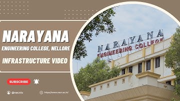 Narayana Engineering College, Nellore -Infrastructure video