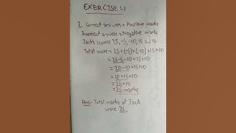 CBSE || CLASS-7 MATHS , INTEGERS || EXERCISE 1.1 , QUESTION 2