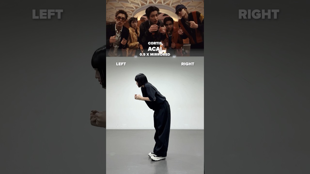 CORTIS ' ACAI ' MIRRORED + SLOW ( x 0.5 ) #CORTIS #코르티스 #ACAI #KPOP
