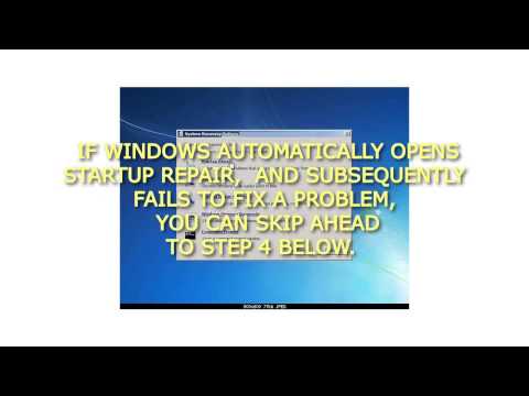 How to Recover from an Infinitely Looping Startup Repair Loop without Reinstalling Windows