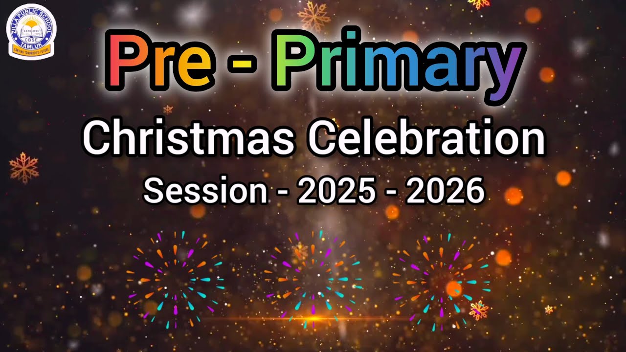 Pre - Primary Christmas Celebration 🎉😀 Session - 2025 - 2026 || ZPS, Tamluk Purba Medinipur