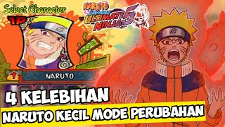 4 KELEBIHAN NARUTO KECIL MODE PERUBAHAN - NARUTO ULTIMATE NINJA 5 INDONESIA PS2