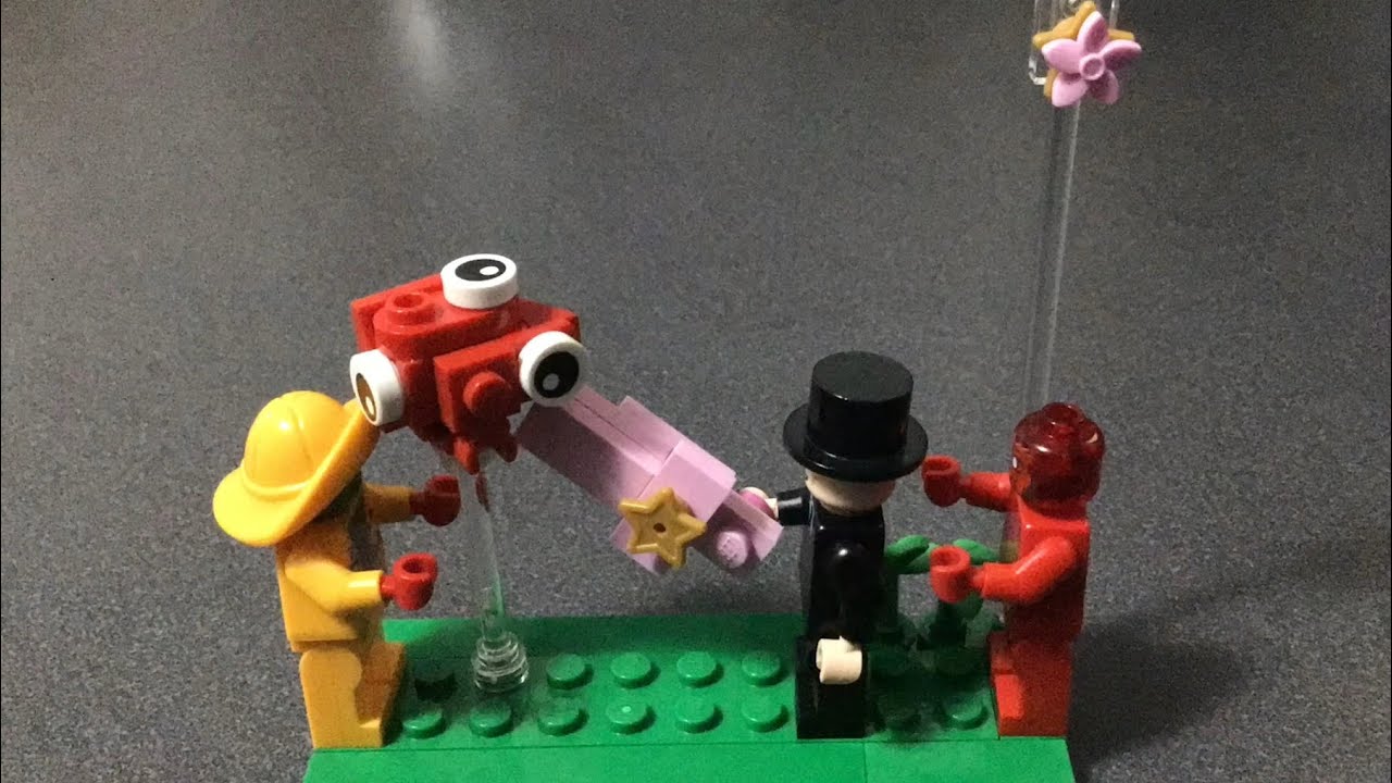 LEGO Terraria Blood Moon MOC Drippler, Blood Zombie, Raincoat Zombie