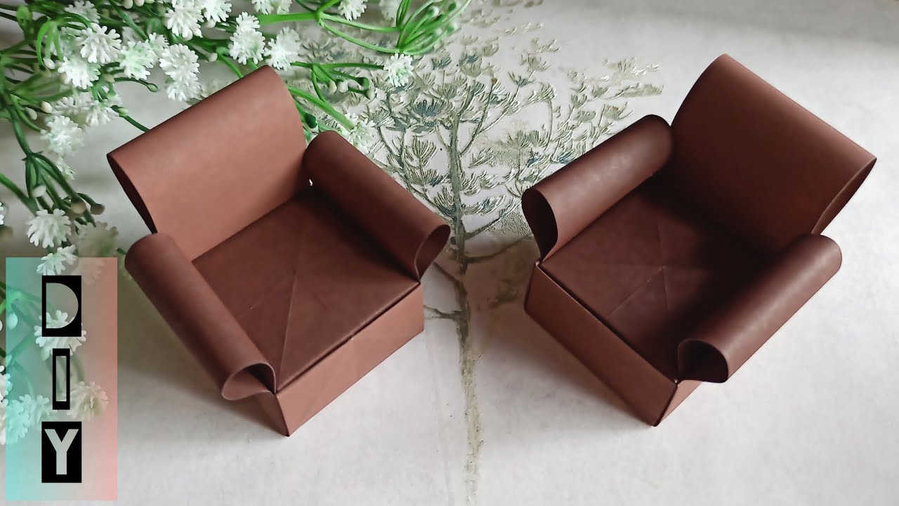How to make a 3D paper Sofa