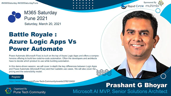 Battle Royale Azure Logic Apps Vs Power Automate (Microsoft Flow) by Prashant G Bhoyar