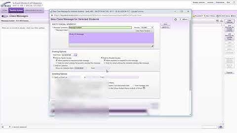 Skyward Message Center