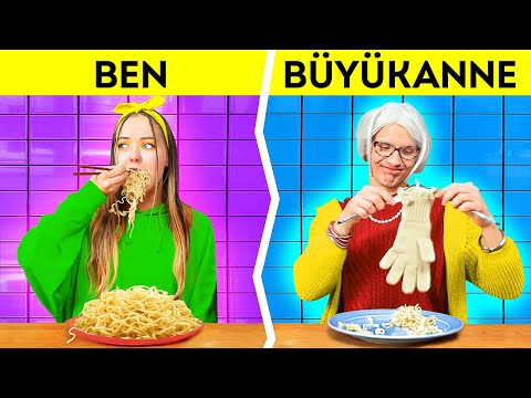 BÜYÜKANNEM VE BEN || BÜYÜKANNENİZİN YAPTIĞI KOMİK ŞEYLER – La La Dünya Müzikal ile Aşina Durumlar