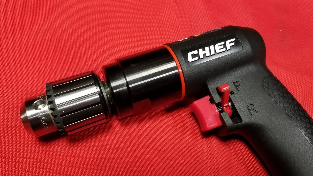 Chief 1/2" Professional Reversible Air Drill High Torque CH05RAD for sale online 